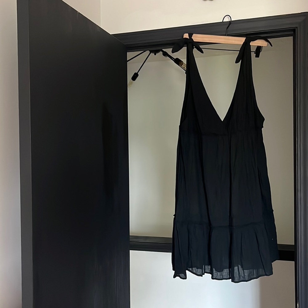 Aerie Black Sun Dress